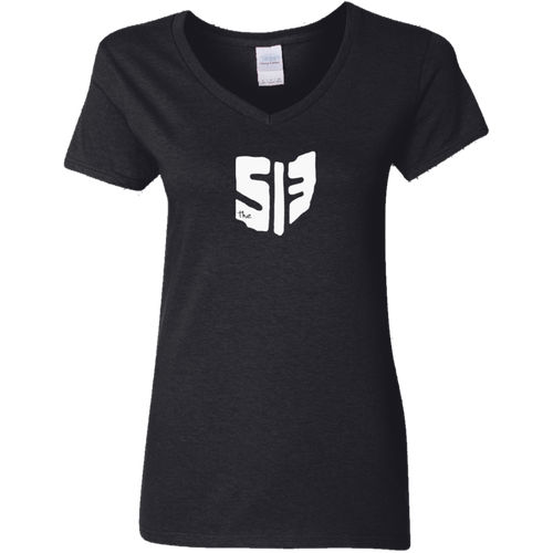 G500VL Ladies' 5.3 oz. V-Neck T-Shirt